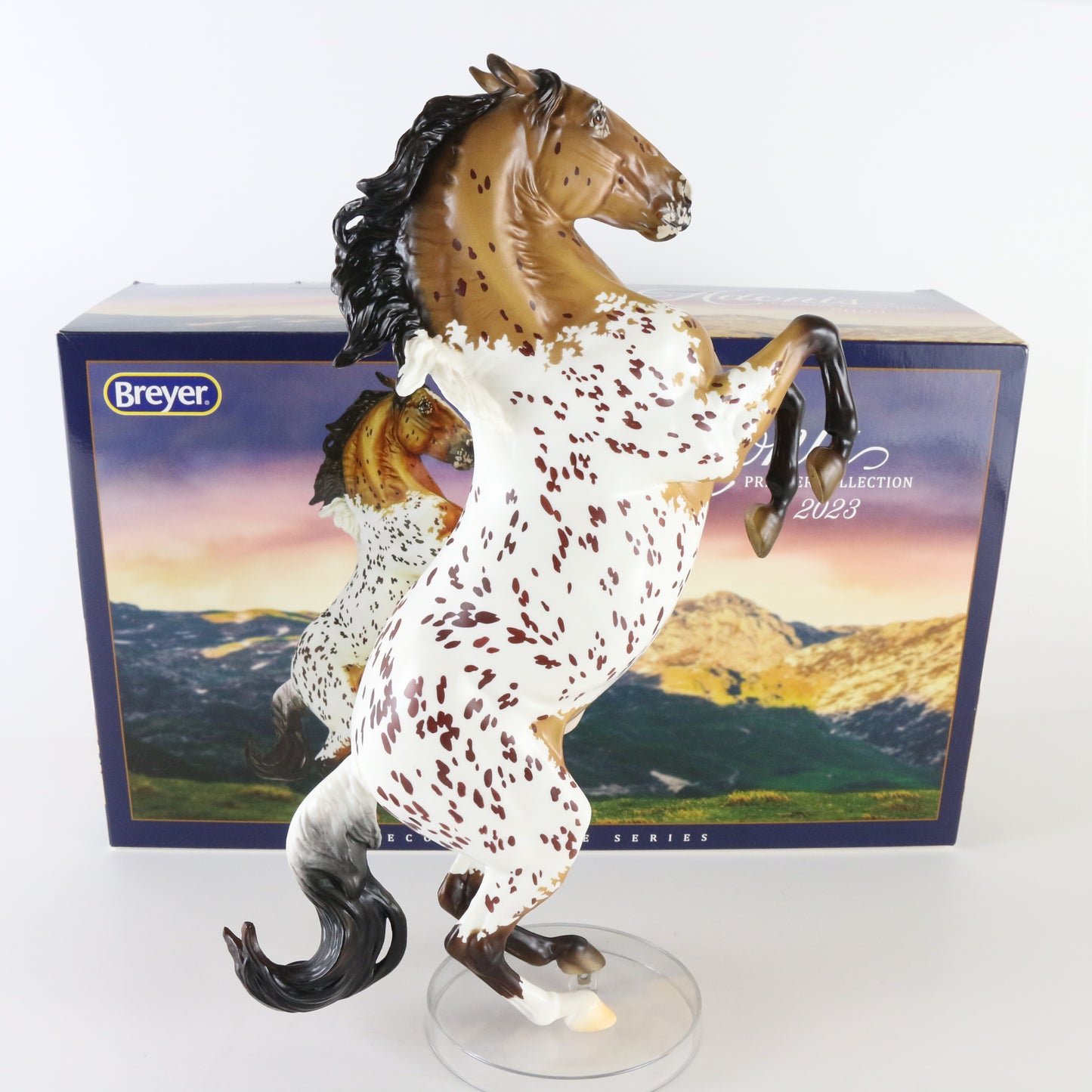 Breyer Adonis Lipizzaner Stallion Premier Collection W/ Box Bag & COA Horse