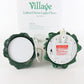 Dept 56 Village Set Of 2 Lighted Snow Capped Trees Christmas Accessories 52604