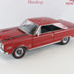 1967 Plymouth GTX Hardtop Red & Black Danbury Mint 1:24 Diecast Model Car