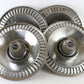 Lot Of 2 Vintage 1956 Cadillac Metal Wheel Hubcaps 16"