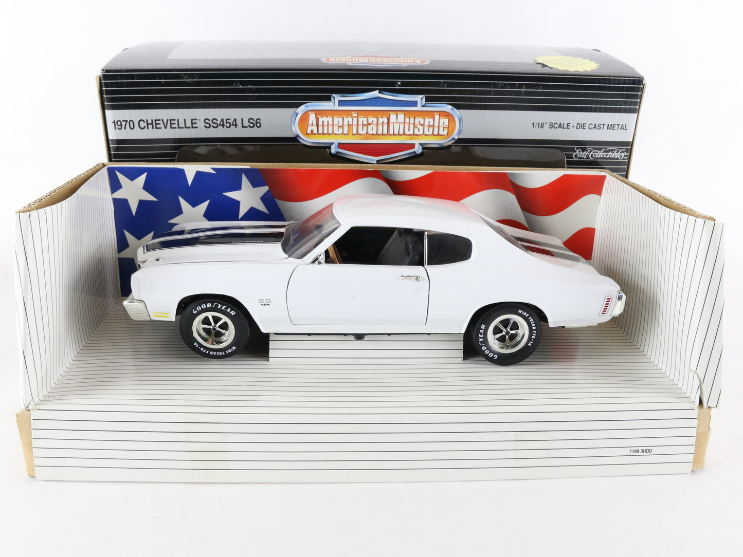ERTL American Muscle 1:18 1970 Chevelle SS 454 LS6 White LE 1 Of 1500 7871