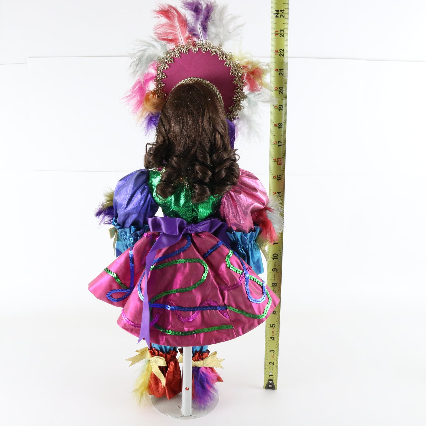 Mardi Gras Peggy Dey Effanbee Large 20" Porcelain Doll 14/2500