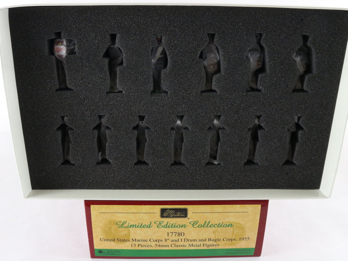 USMC 8th & I Drum & Bugle Corps 1955 Set Britains 54mm 17780 103/1000 Metal