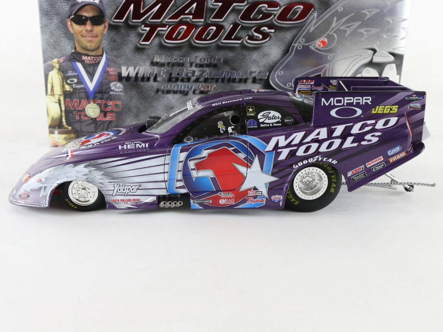 2005 Dodge Funny Car Matco Tools Bazemore Racing Champions 1:24 788 Of 1500