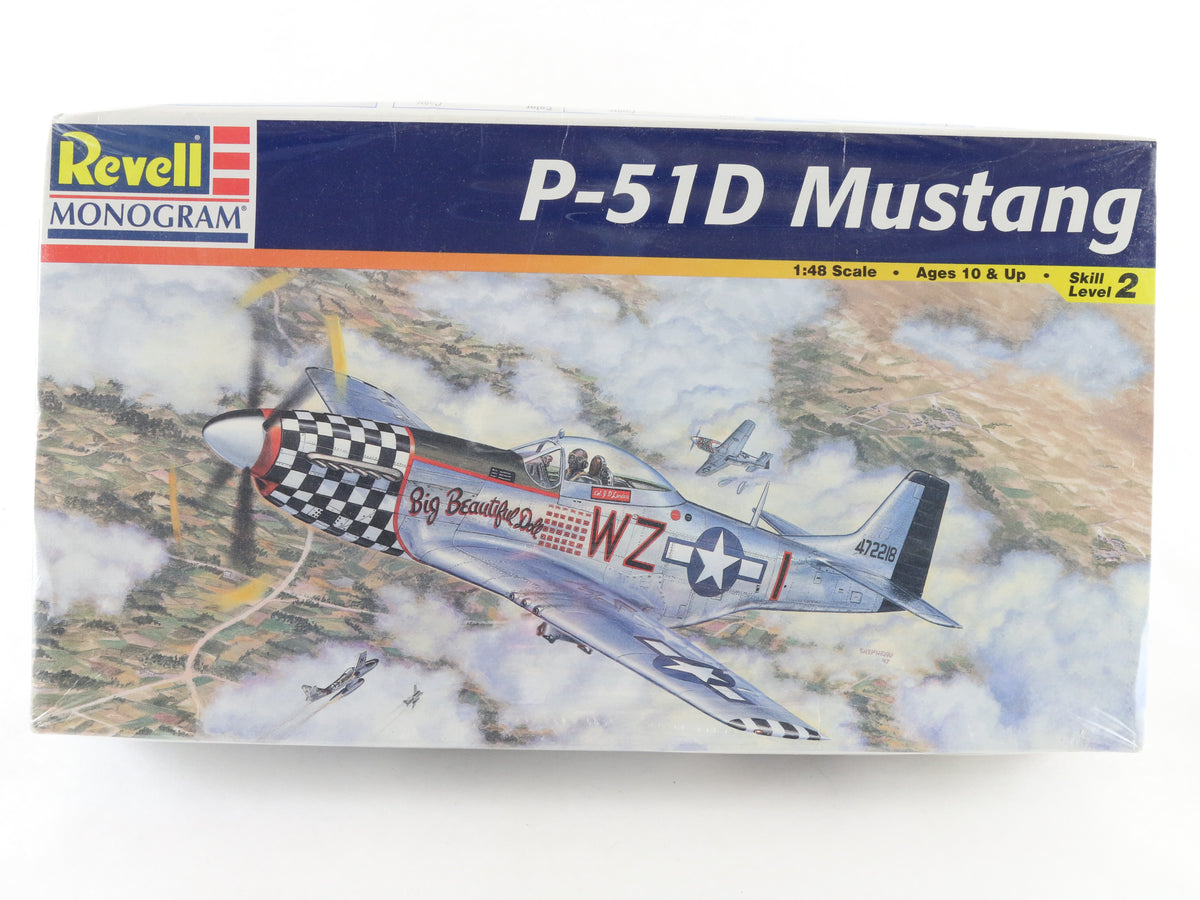 P-51D Mustang North American Revell Monogram 1:48 85-5241 Sealed Fighter Plane