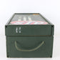 1960s Gi Joe Hasbro Wooden Green Military Footlocker Case W/ Tray