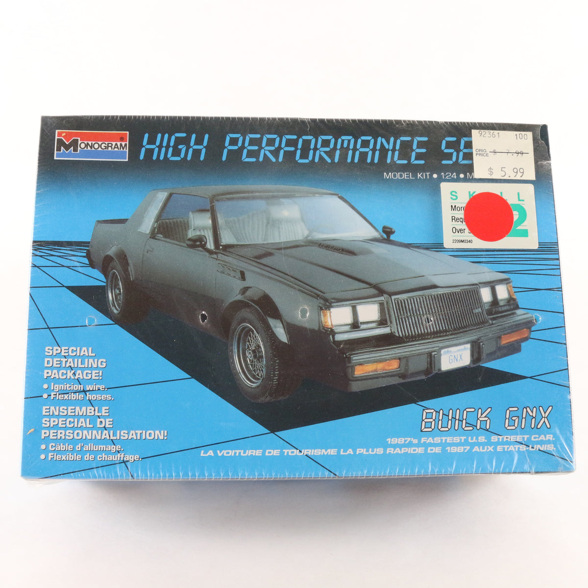 Buick GSX High Performance Series Monogram 1:24 Model Car Kit 2784