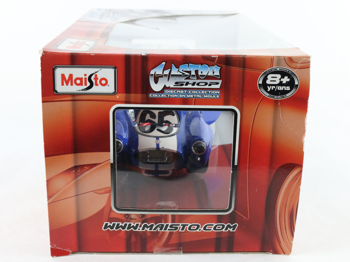 1965 Shelby Cobra 427 Custom Shop Maisto 1:24 Diecast Model Car Sealed