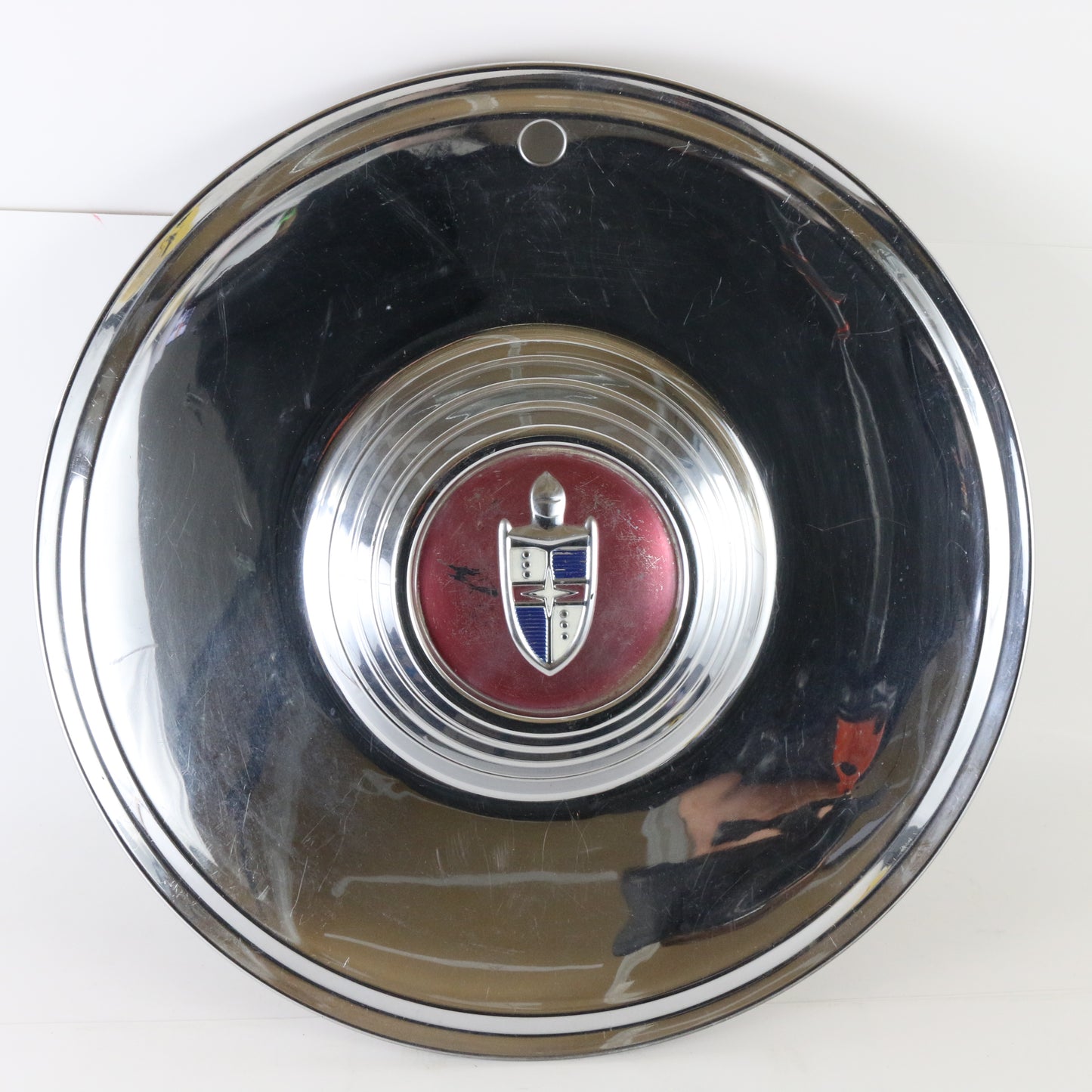 Vintage 1980s Buick Riviera Metal Wheel Hubcap Center 6"