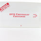 1972 Chevrolet Cheyenne Pickup Truck Danbury Mint 1:24 Diecast Model
