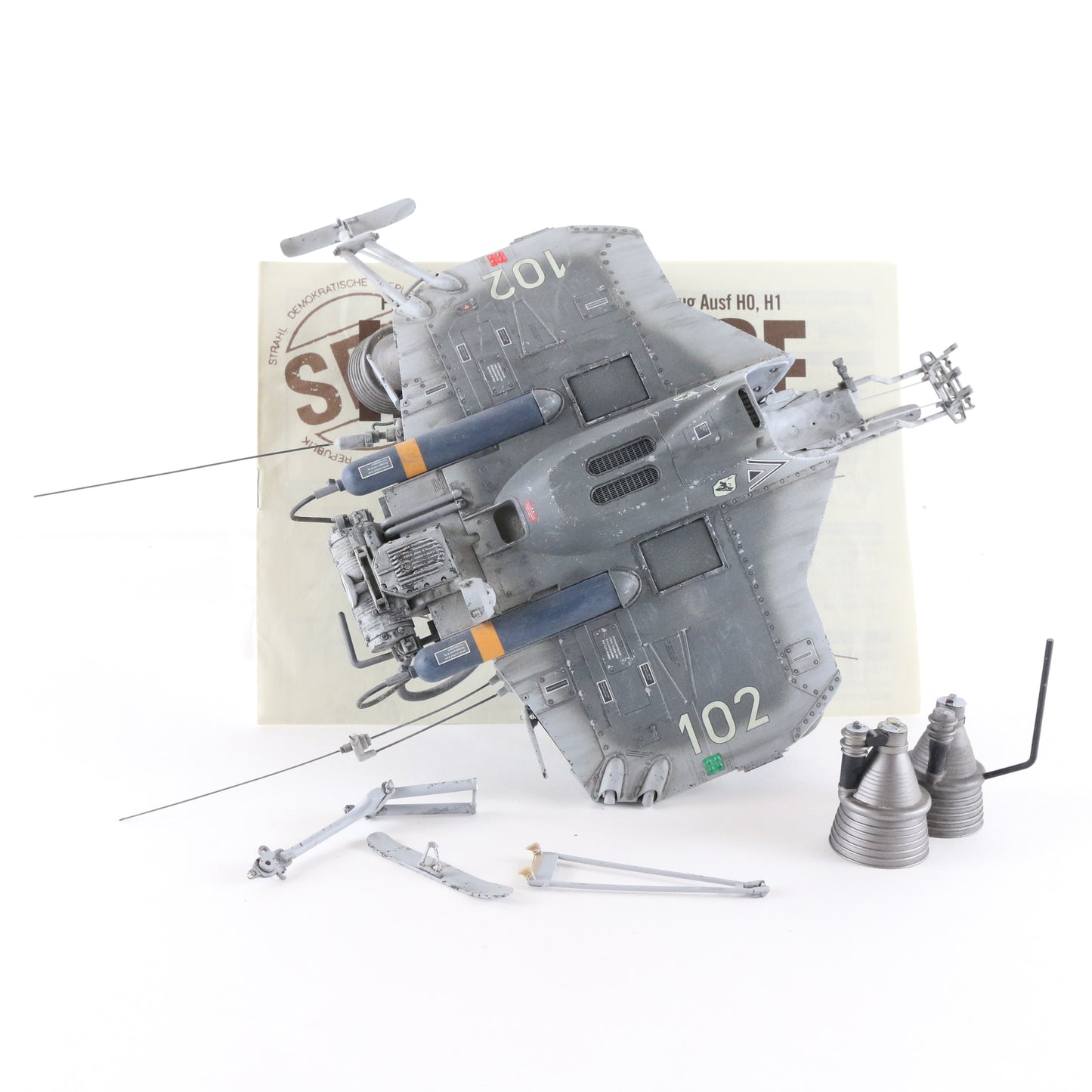 Ma.k Maschinen K Hornisse Panzer Kampf 41 Anzug Ausf Ho 1/20 Built & Painted