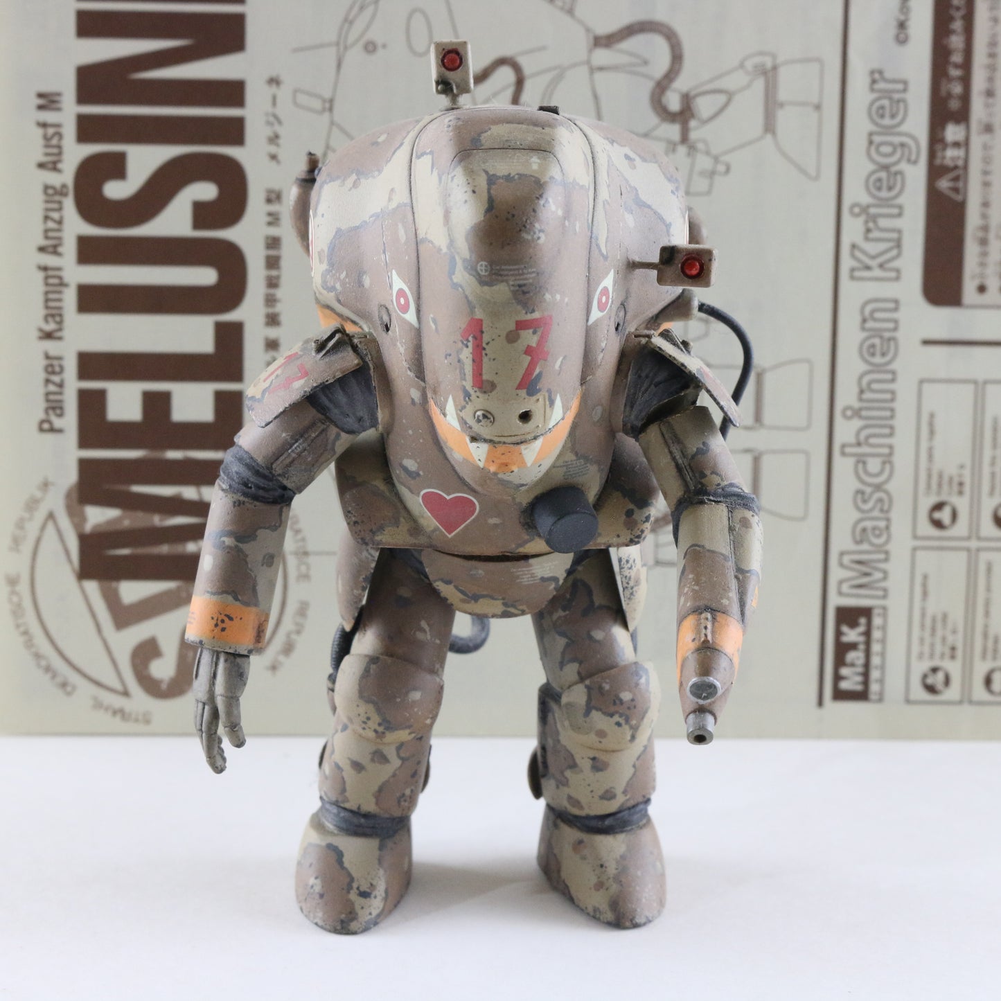 Maschinen Krieger Zbv3000 Melusine Panzer Kampf Anzug Ausf M 1/20 Built Painted