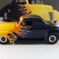 1940 Ford Hot Rod Blue W/ Flames Danbury Mint 1:24 Model Car