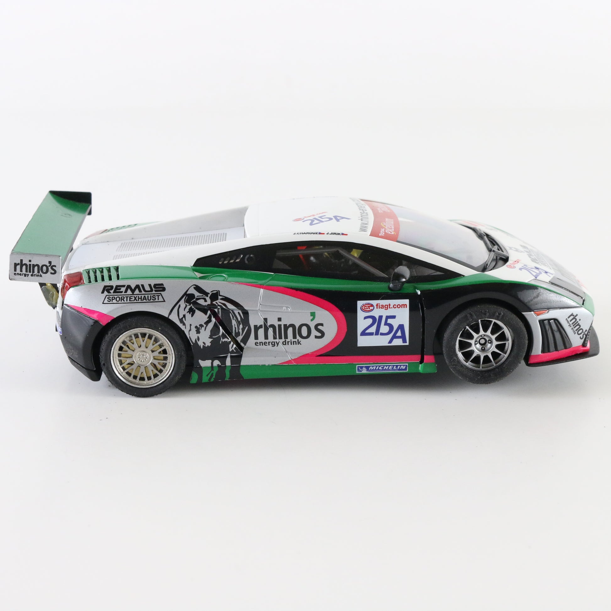 Ninco Lamborghini Gallardo S-Berg #215a green white 1:32 slot car