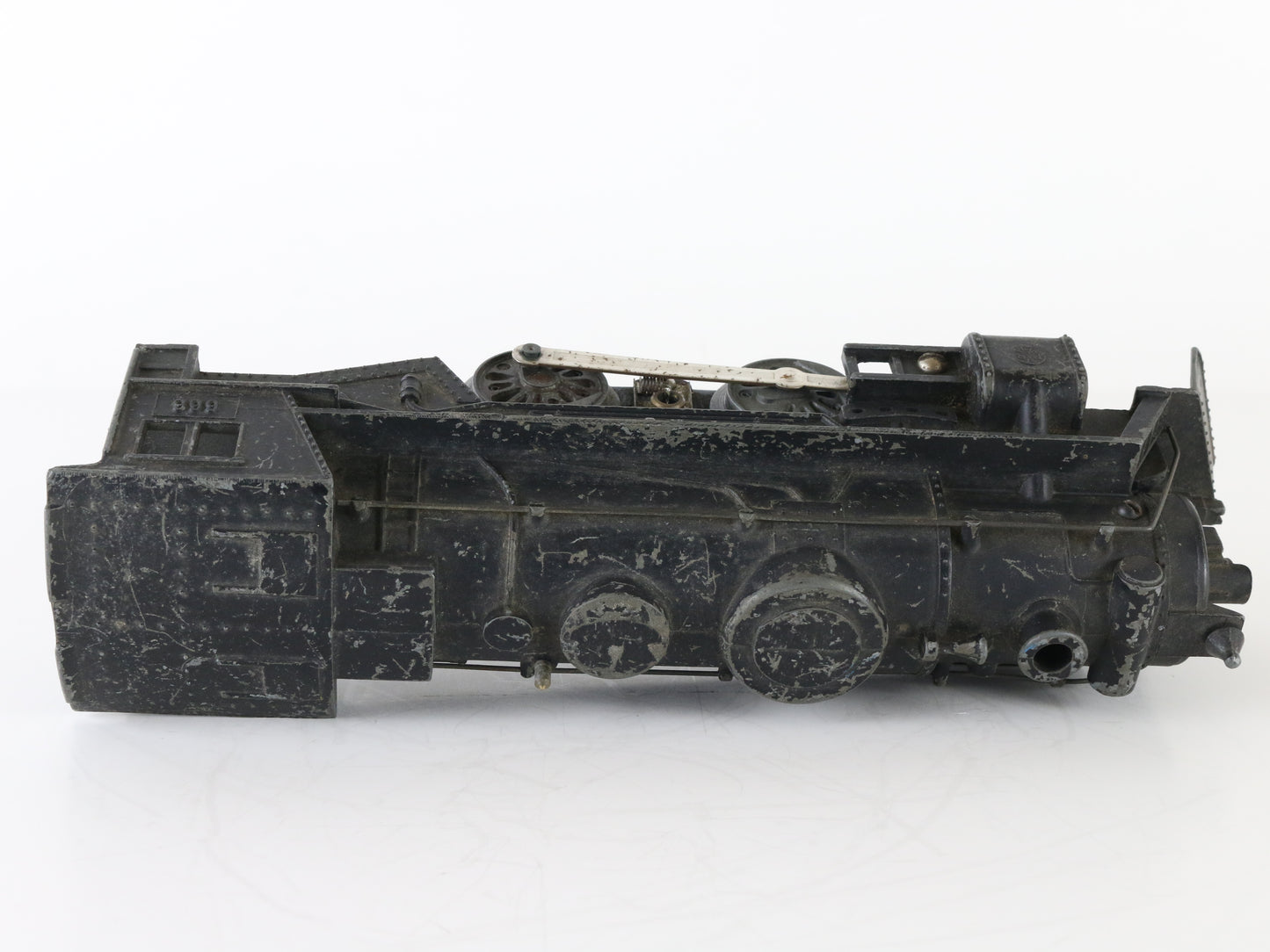 Marx O 666 Black Metal Steam Locomotive Engine WORKS