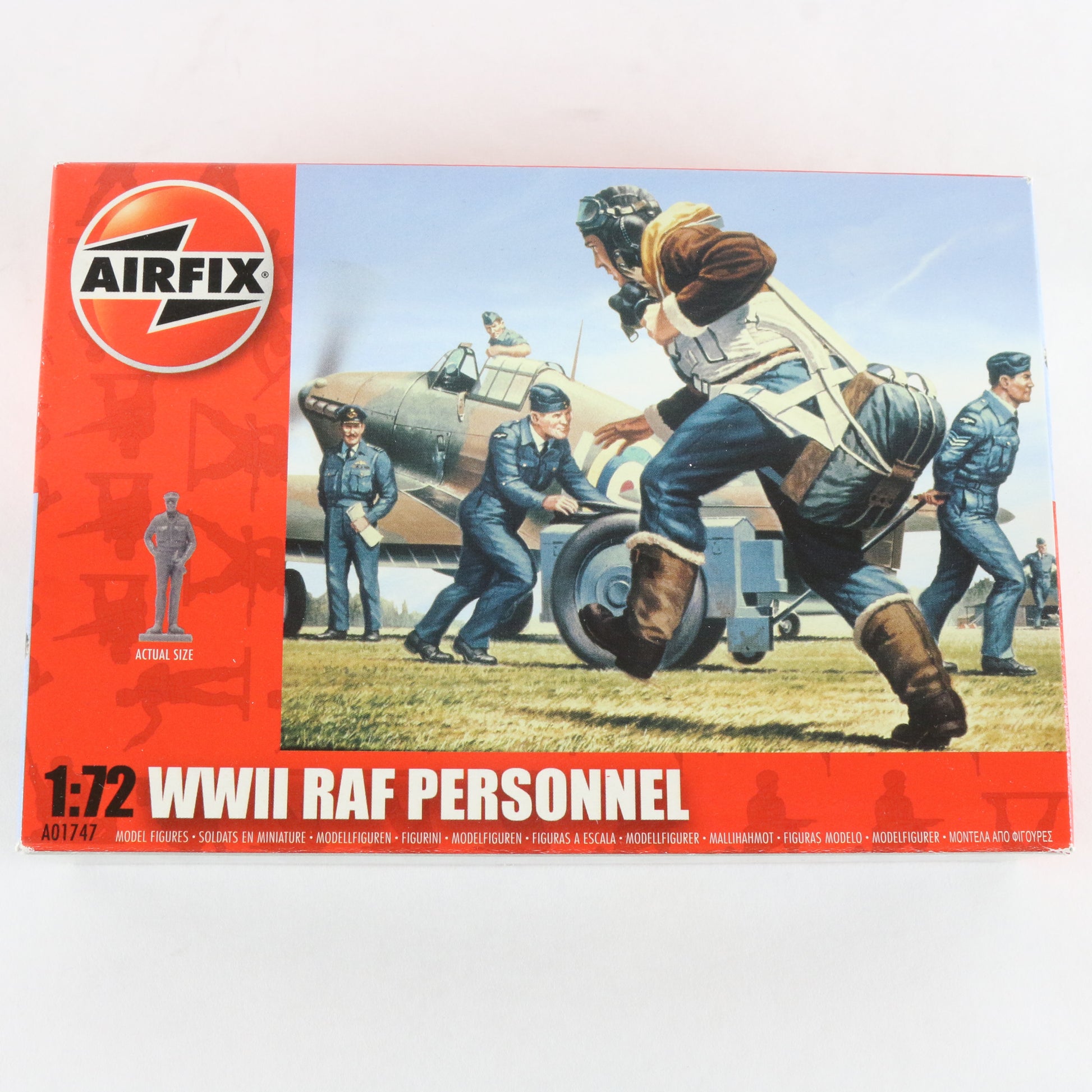 RAF Royal Air Force Personnel Airfix 1:72 A01747 Plastic Model Figures