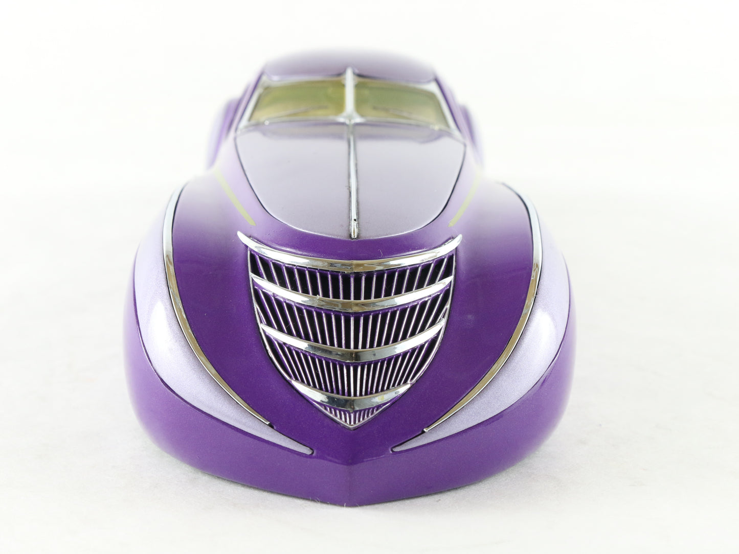 1939 Duesenberg Coupe Simone Purple Franklin Mint 1:24 Diecast Model Car