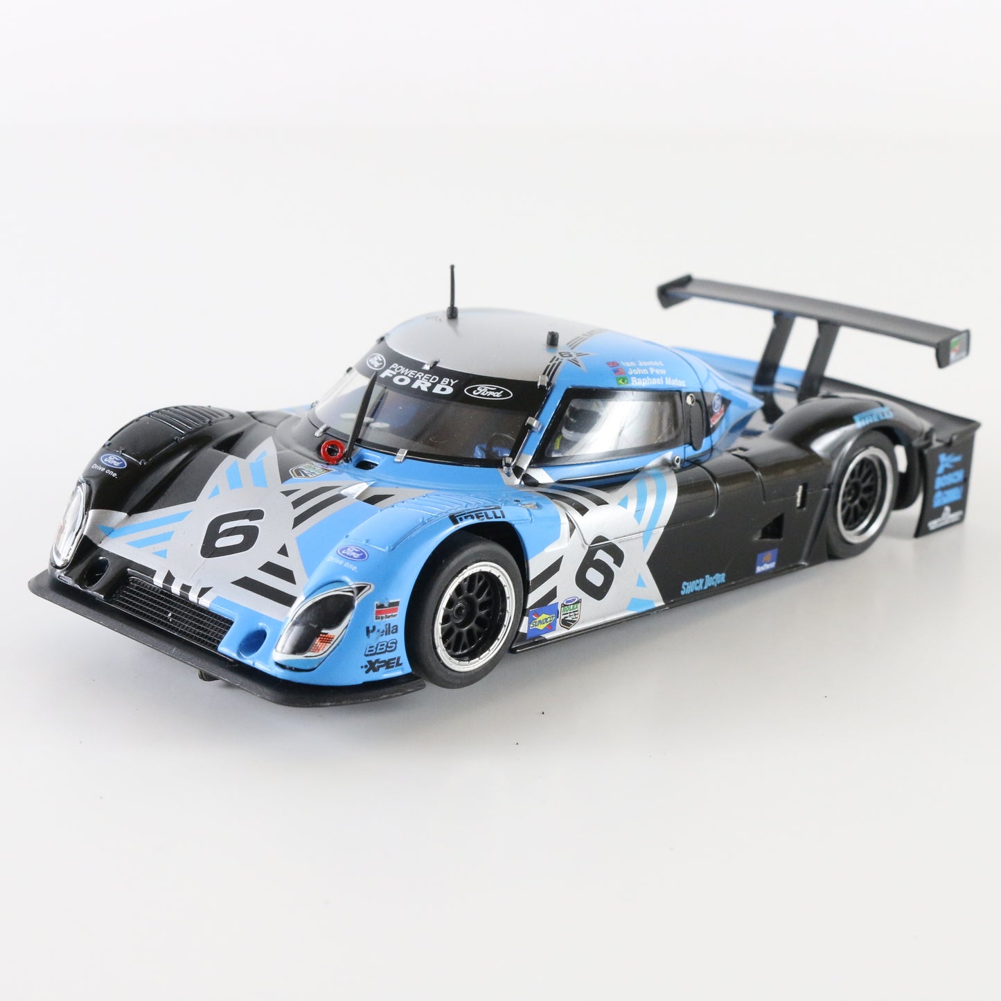 Sideways Riley MkXX #6 Firelli blue black Daytona 1:32 slot car