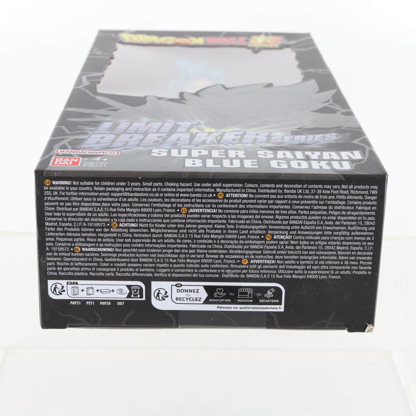 Bandai Namco Dragon Ball Super Limit Breaker SS Saiyan Blue Goku Figure 36731