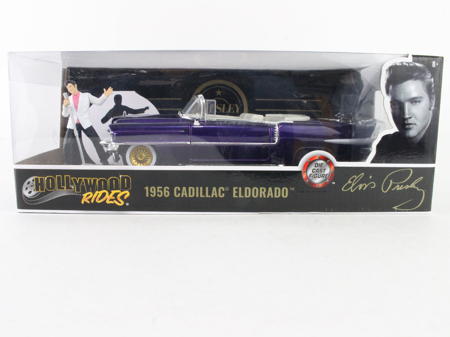 1956 Cadillac Eldorado Elvis Presley Hollywood Rides Jada 1:24 Scale Model 30985