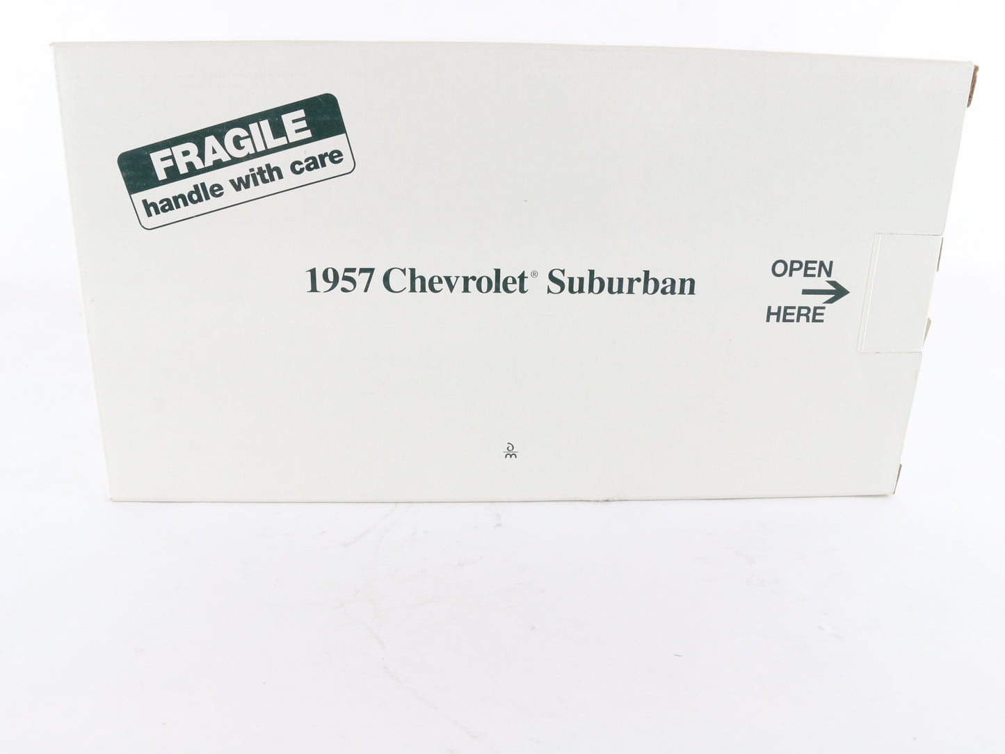 1957 Chevrolet Suburban 3100 Model DP Half-Ton Green Danbury Mint 1:24 Diecast