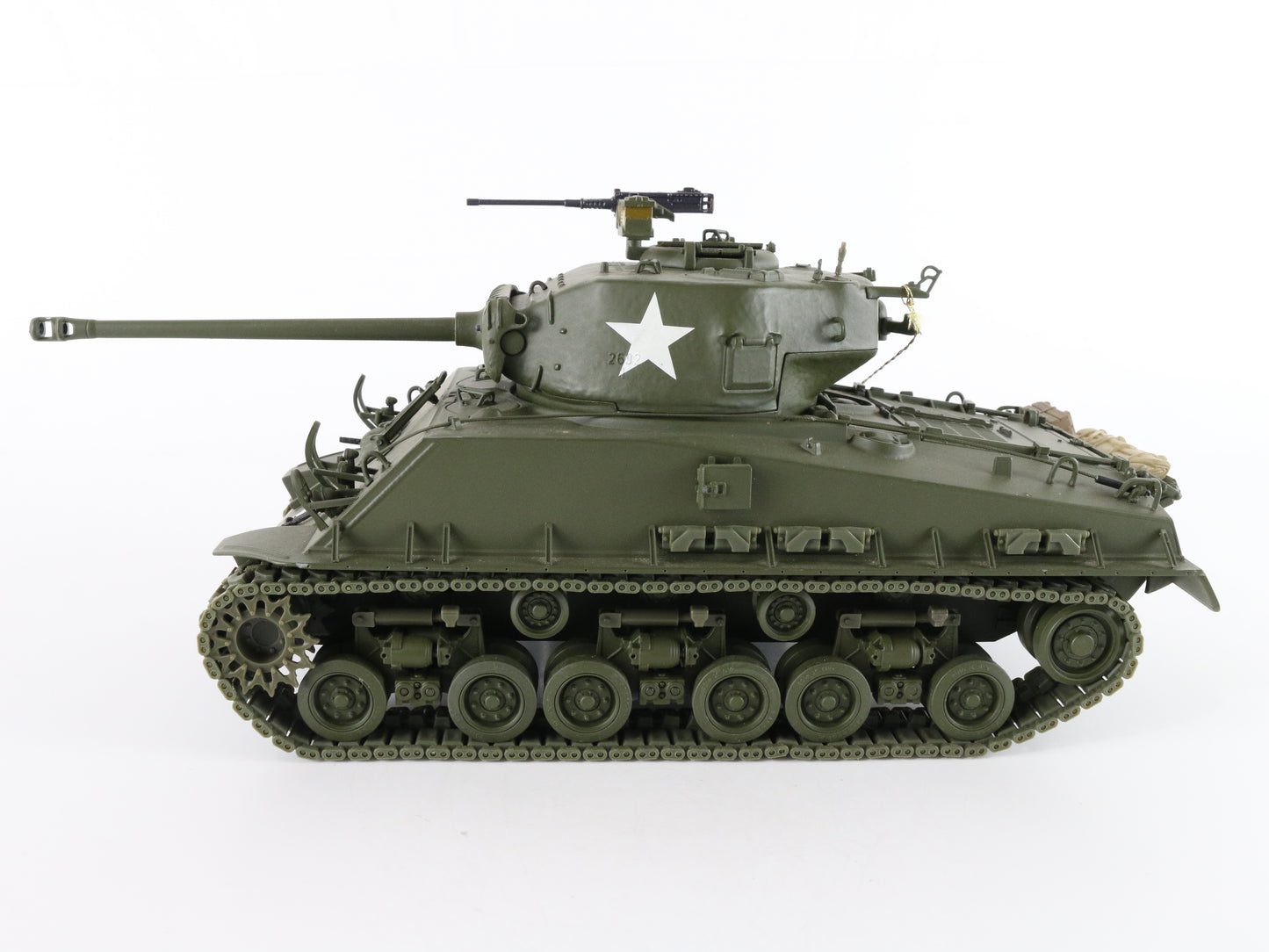 General George Patton Usa M4a3 Sherman Tank Franklin Mint 1:24 Military Vehicle