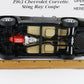 1963 Chevy Corvette Sting Ray Coupe Black Danbury Mint 1:24 Diecast Model Car