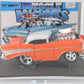 1957 Chevy Supercharged Orange Muscle Machines Funline Model Car 1:64