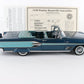1958 Pontiac Bonneville Convertible Turquoise Danbury Mint 1:24 Model Car