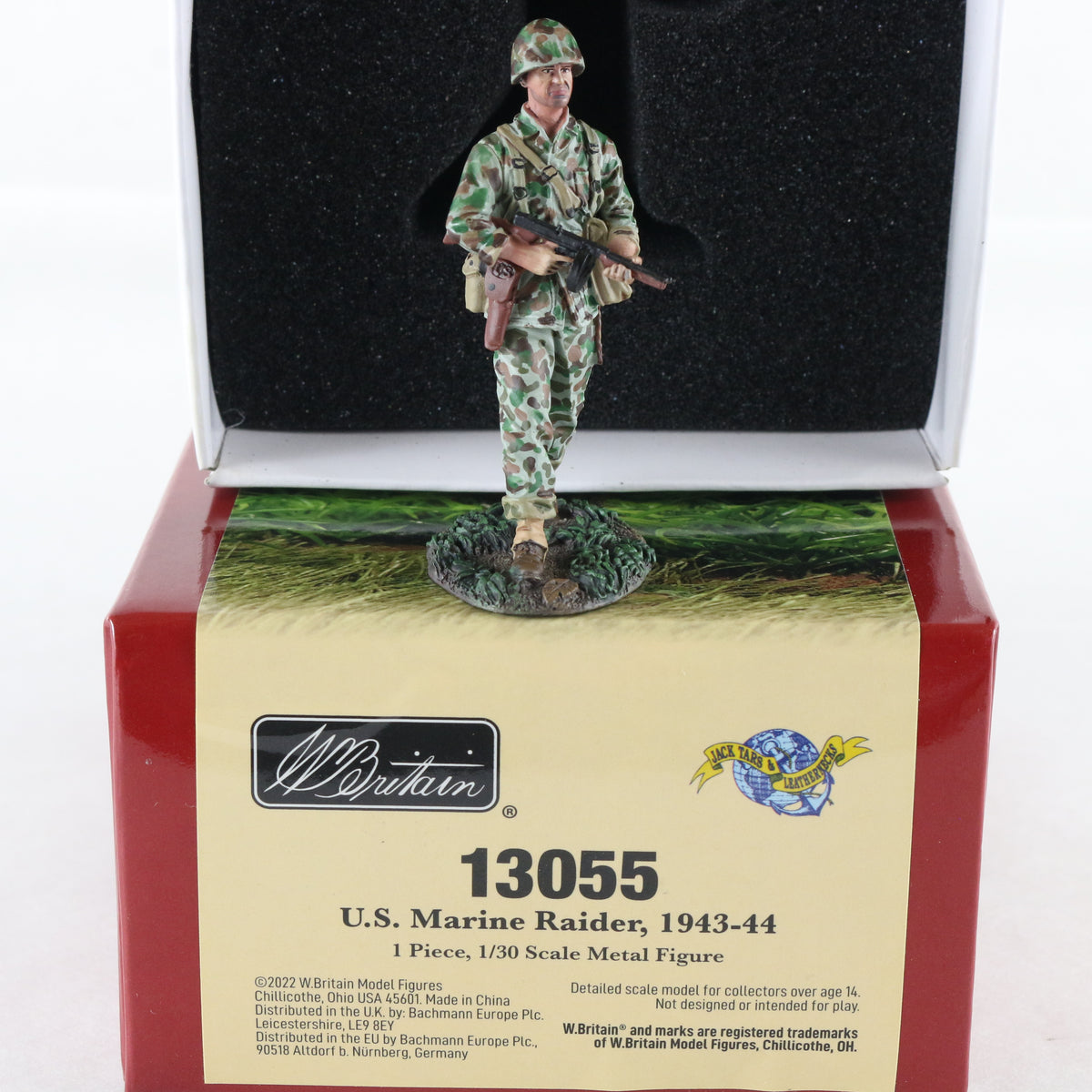 US Marine Raider 1943-44 WW2 Soldier Britains 1:30 13055 Metal Figure