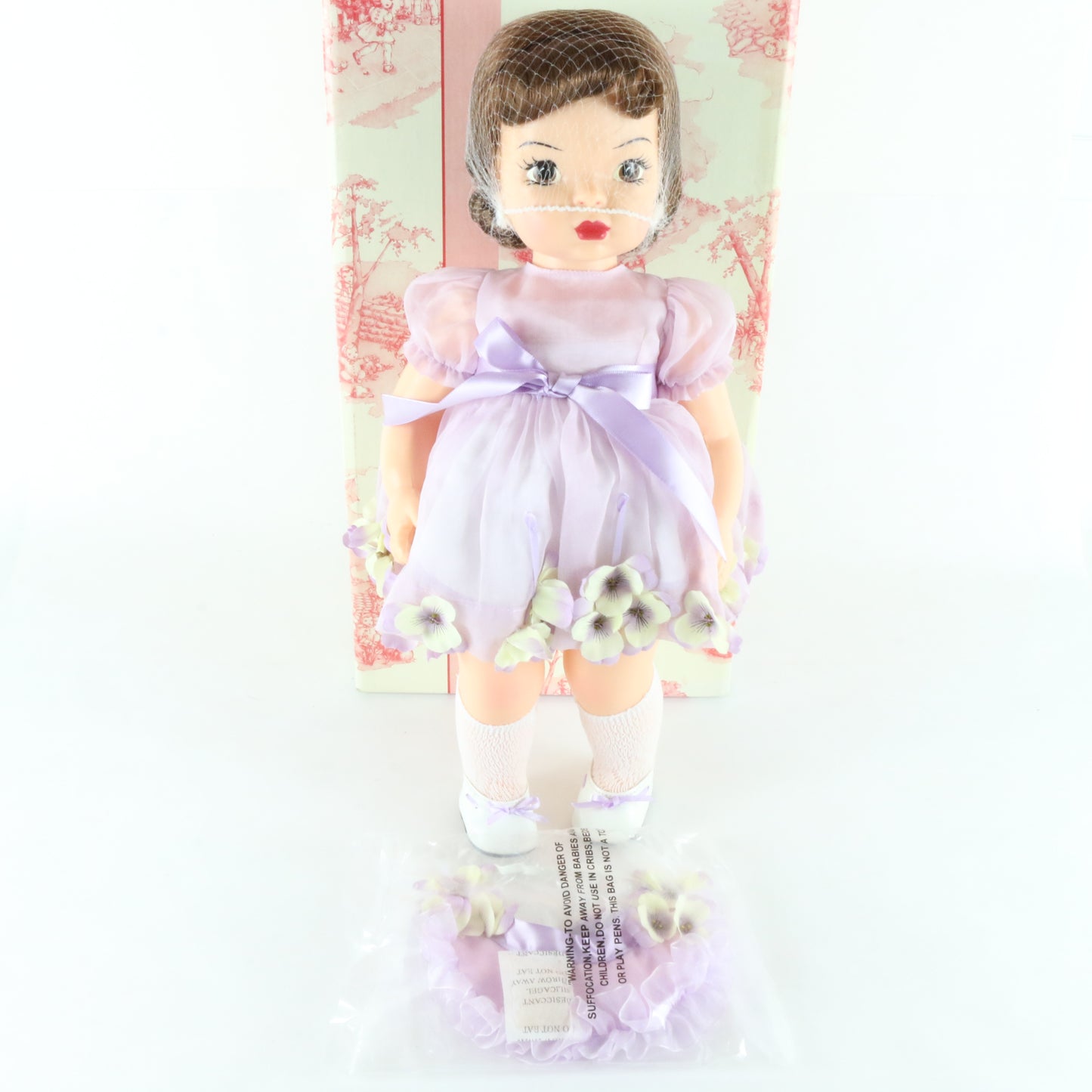 Terri Lee Garden Party Purple Dress 16" Vinyl Doll W/ Extras 1094/5000 320006