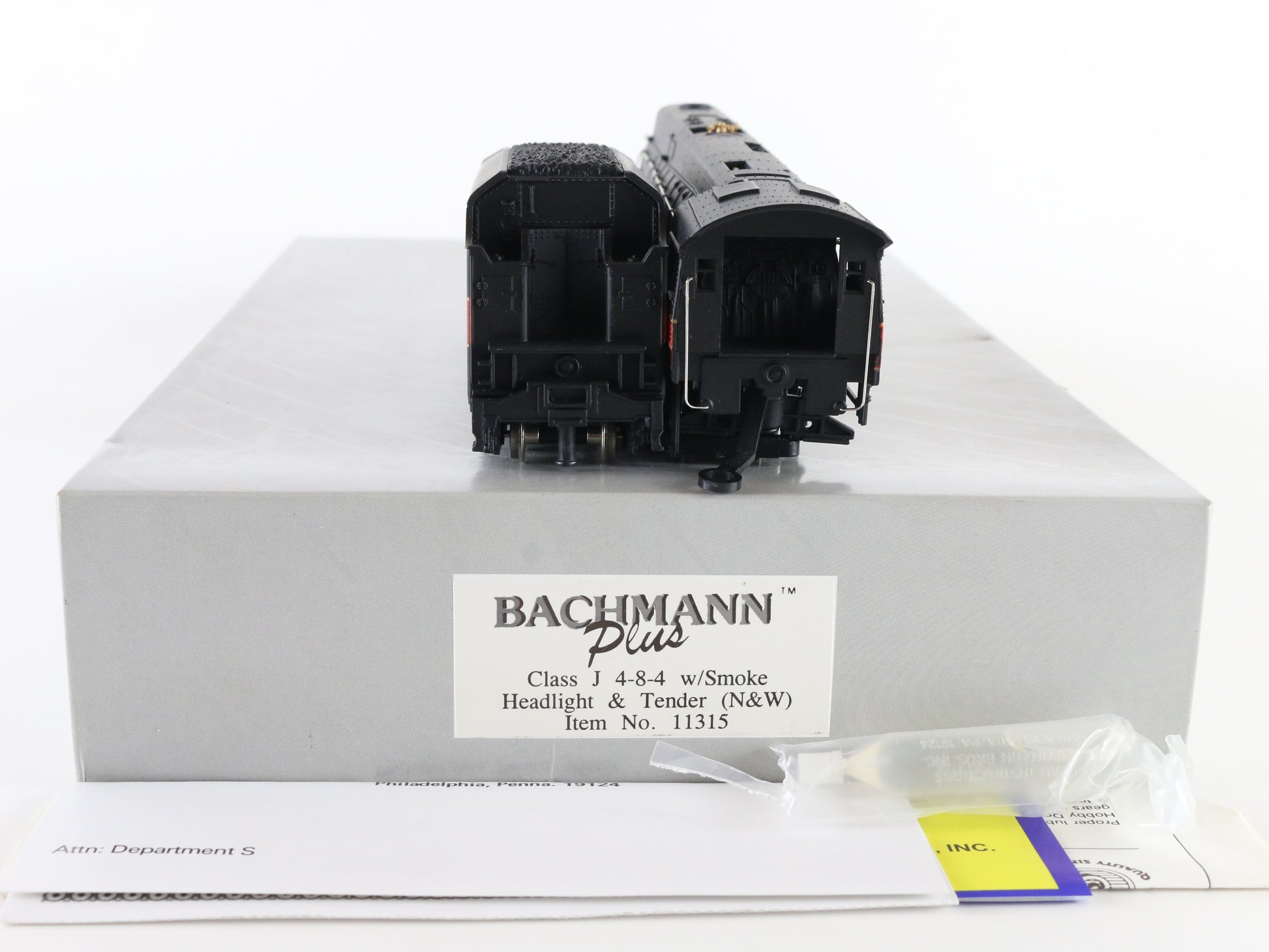 Bachmann HO Norfolk Western 608 Class J 4-8-4 Steam Locomotive