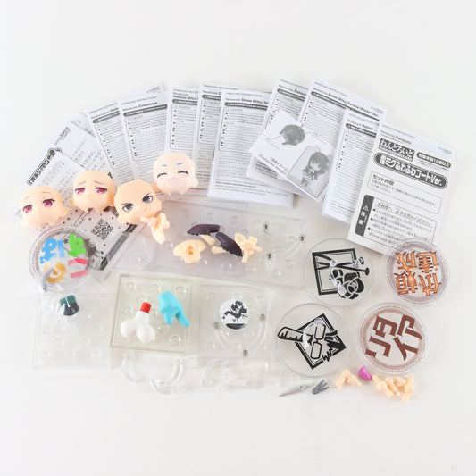 Lot Of Misc Nendoroid Stands Parts & Instruction Sheets Miku Crewmate Good Smile