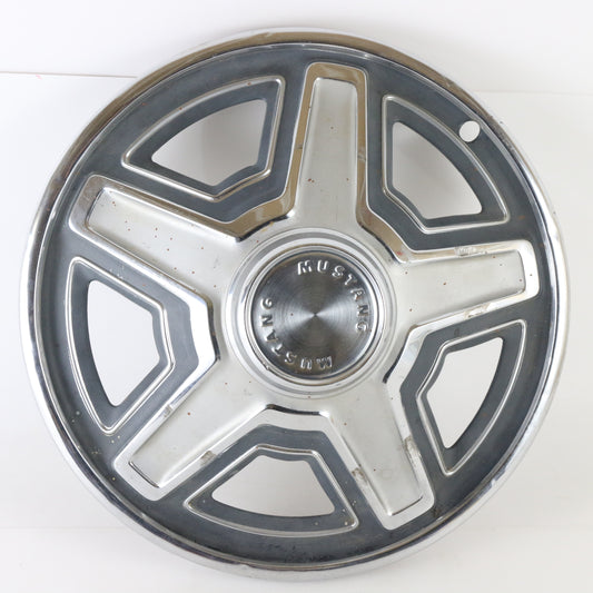 Vintage 1954 Chevrolet Chevy Red Center Metal Wheel Hubcap 15.25"