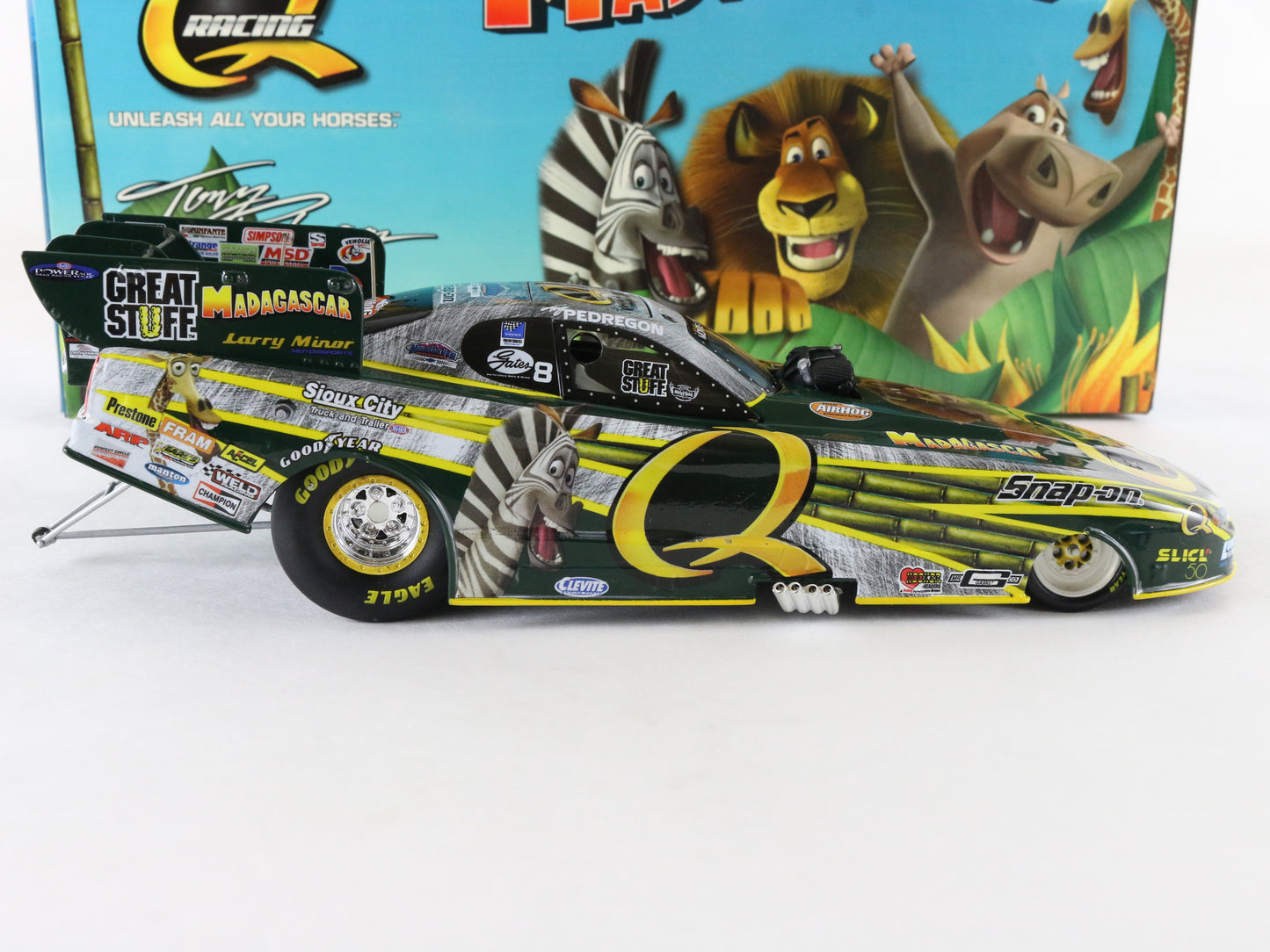 2005 Monte Carlo Madagascar Pedregon Quaker Action 1:24 Diecast 1 Of 1212