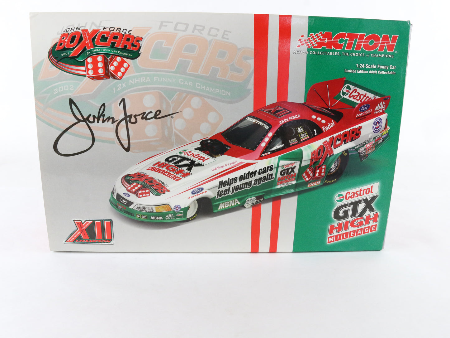 2003 Mustang Funny Car John Force Castrol GTX Action 1:24 1 Of 9518 104602