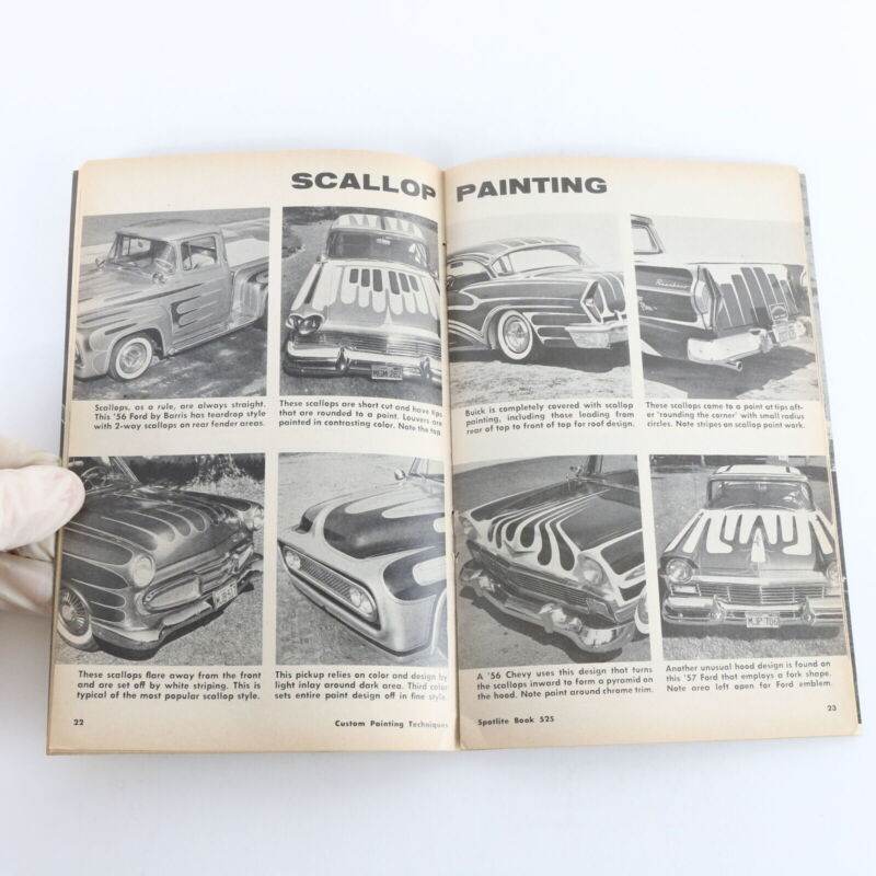 Custom Painting Techniques Spotlite Books 525 Vintage Hot Rod Magazine 1962