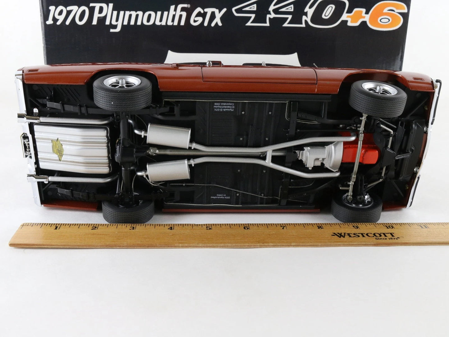 1970 Plymouth GTX 440+6 Toms Garage 1 Of 400 Ralleye Red GMP 1:18 G1803102