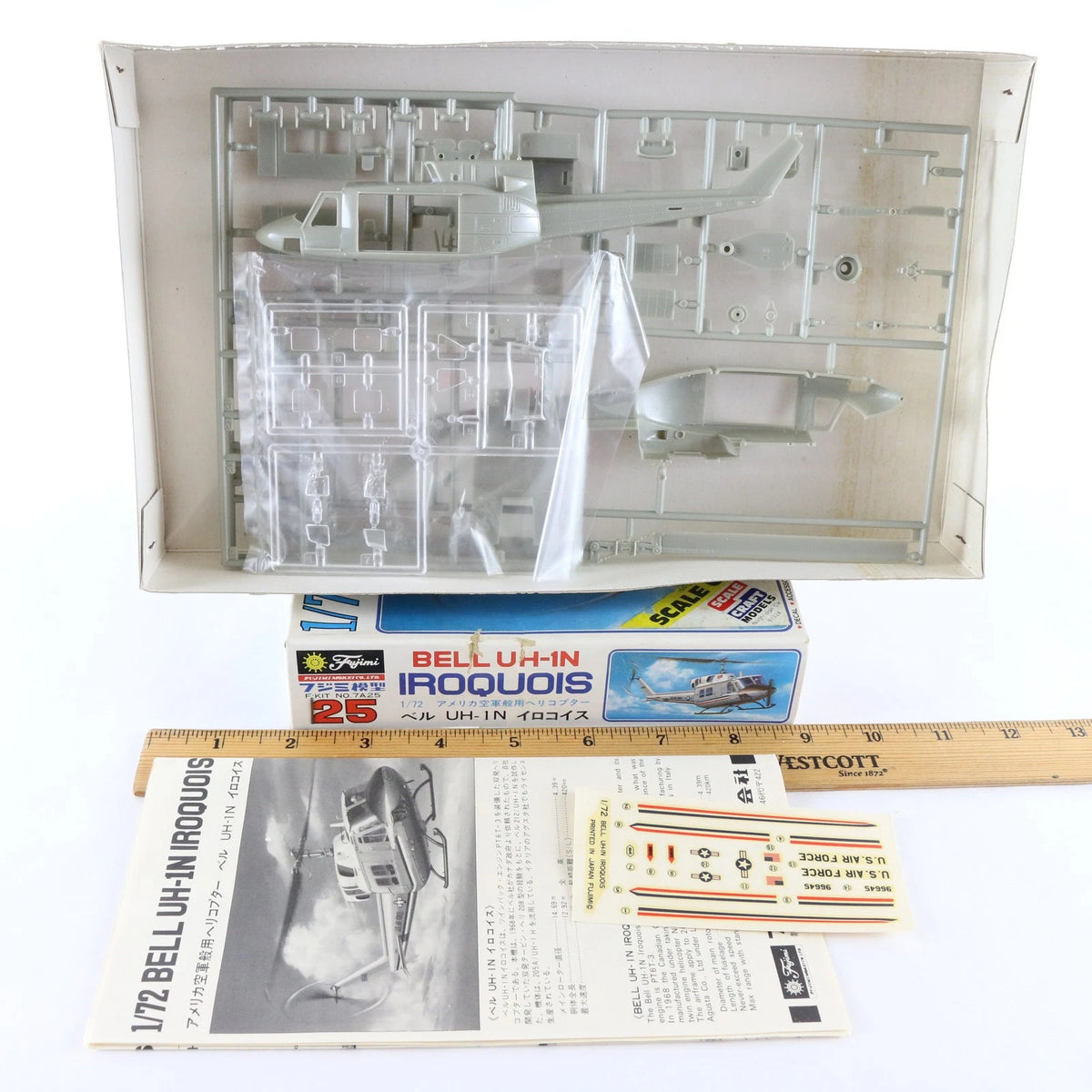 UH-1N Iroquois Helicopter Bell Fujimi Scale Craft 1:72 7A25 500 Military Kit