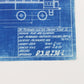 Milwaukee Electric Plan & Elevation Coaches 1107-8 Trolley Blueprint 1929 11"