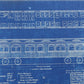 Milwaukee Electric Plan & Elevation Parlor Car 99 Trolley Blueprint 1923 11"