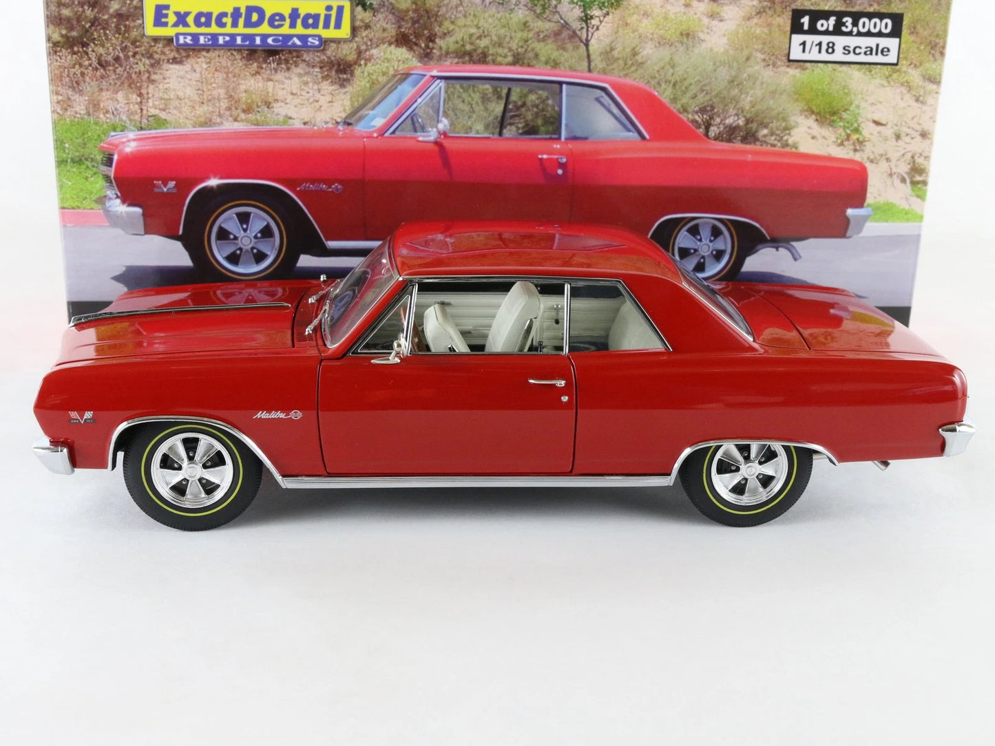 1965 Chevy Chevelle Z16 Malibu SS Red Exact Detail 1:18 Diecast 2370/3000 501