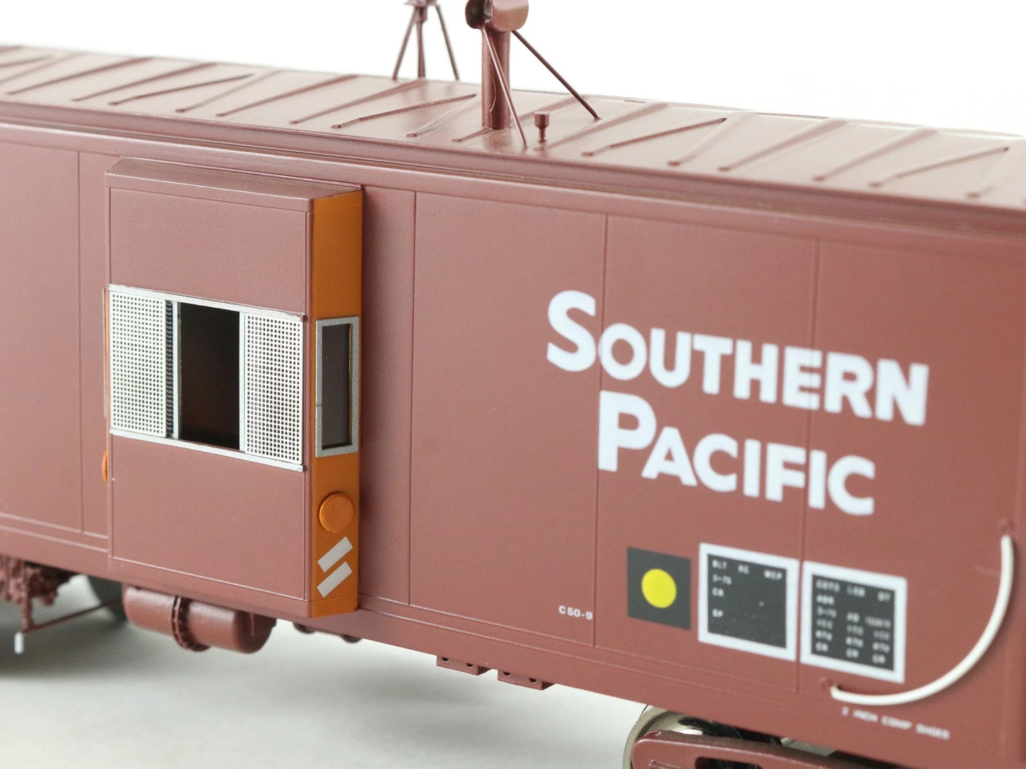 Overland O Scale Southern Pacific Sp 4700 C50-9 Bay Window Caboose Brass Train