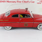 1949 Mercury Fire Chiefs Car Red Danbury Mint 1:24 Diecast Model