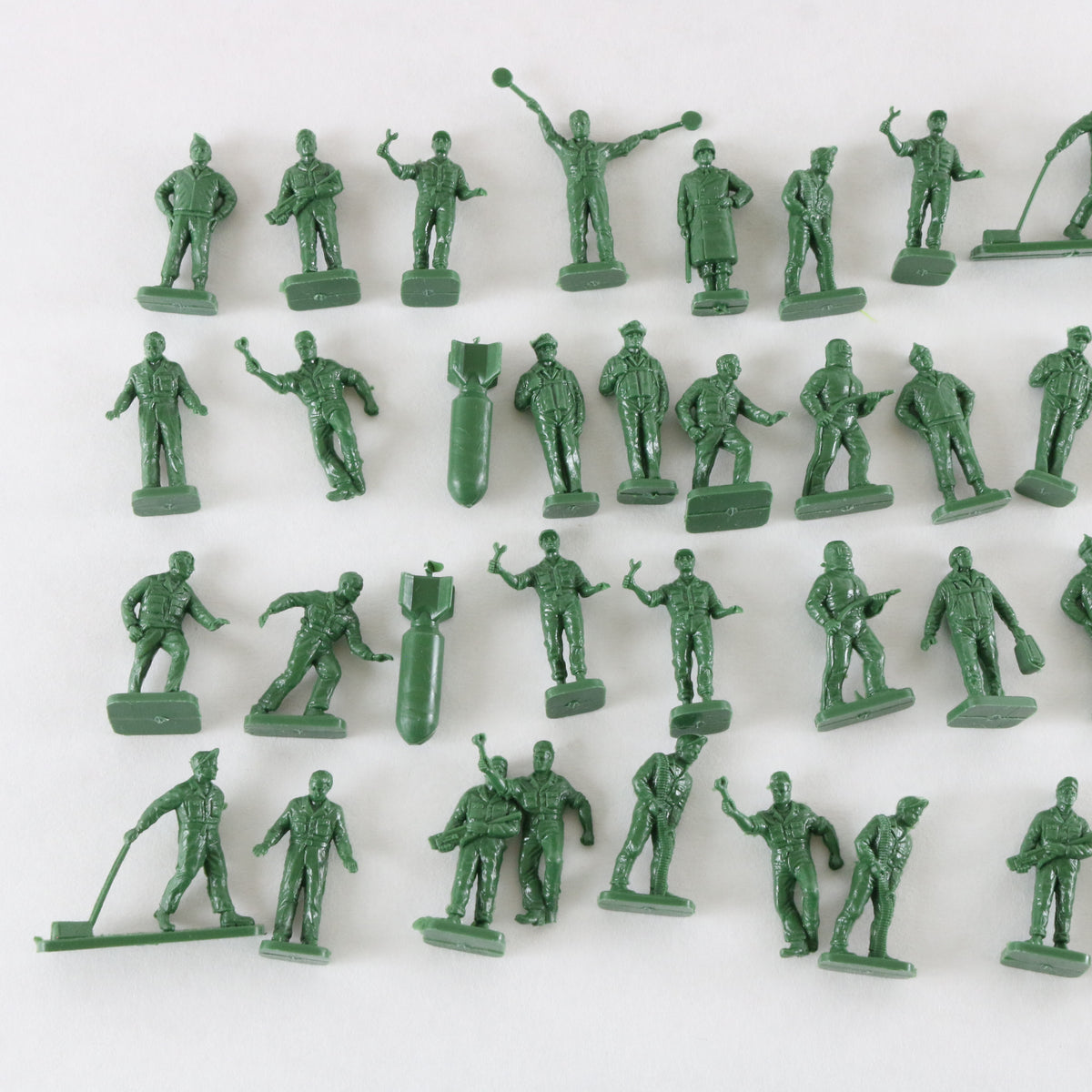 USAAF Personnel Air Force WWII Airfix 1:72 Plastic Model Soldier Figures