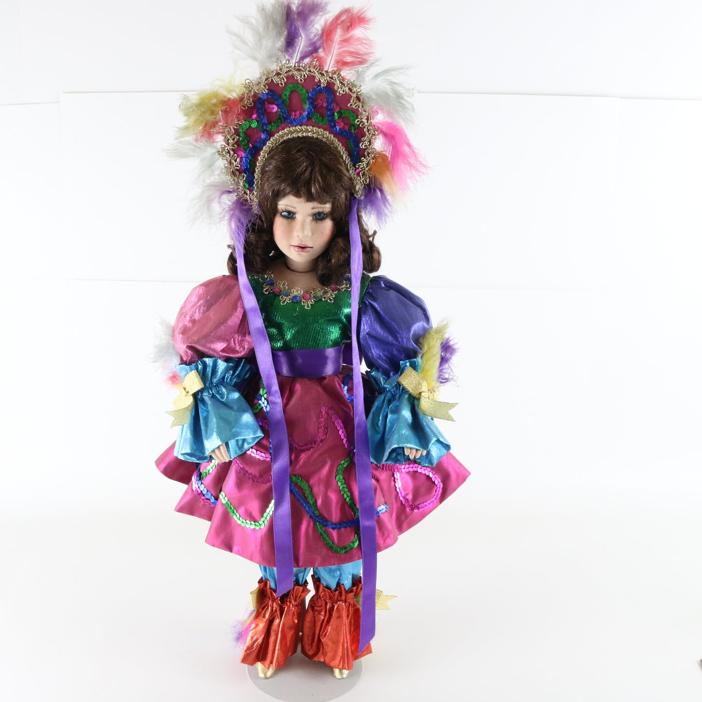 Mardi Gras Peggy Dey Effanbee Large 20" Porcelain Doll 14/2500
