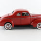 1940 Ford Deluxe Coupe Red Danbury Mint 1:24 Model Car
