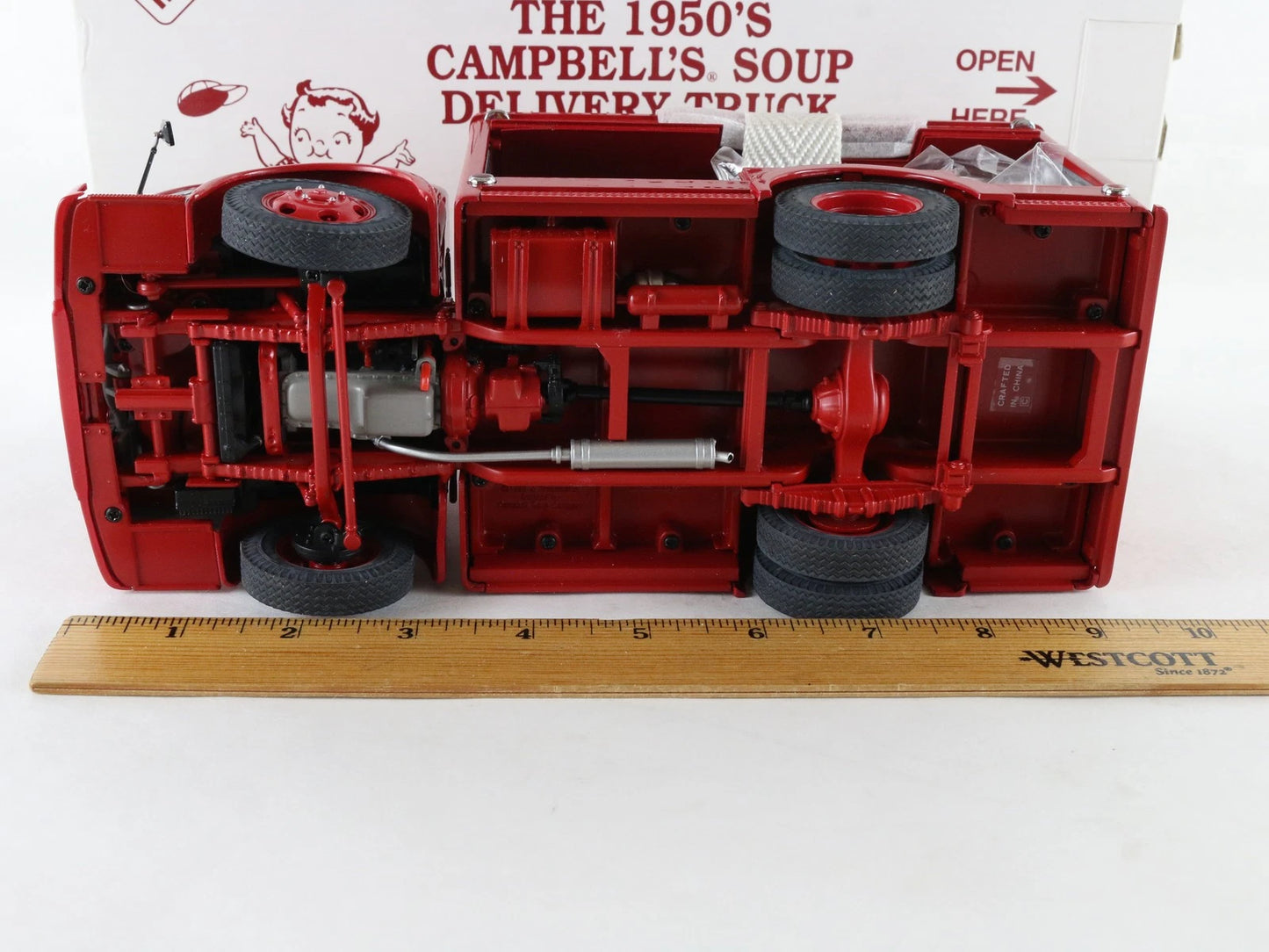 1955 White 3014WLB Campbells Soup Delivery Truck Red Danbury Mint 1:24 Diecast