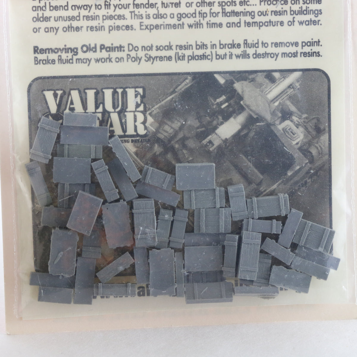 Universal Wooden Crates #1 Military Accessory Set Value Gear 1:72 1:76 Resin