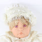 Gotz White Dress & Cowl Girl Large 20" Vinyl Baby Doll